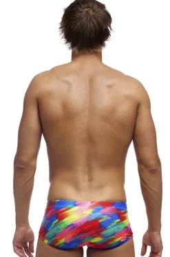 Trunks^Funky Trunks Mens Stroked Trunk Multi