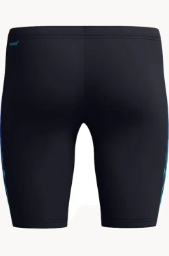 Jammers^Speedo Mens Tech Panel Jammer Black/cobalt