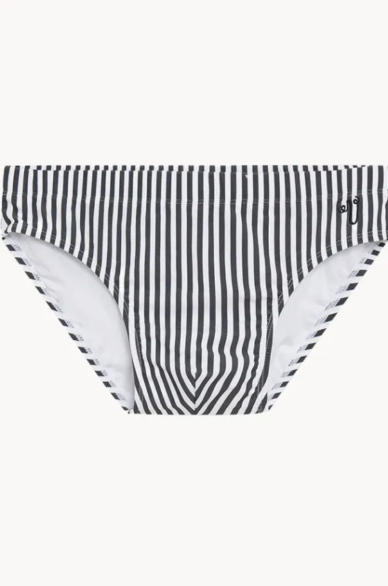 Briefs^Vacay Mens The Hamptons Brief White/charcoal