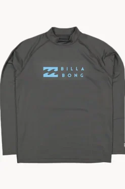 Rashies^Billabong Mens Union Long Sleeve Suntop Black