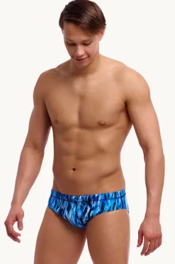 Briefs^Funky Trunks Mens Wing Streak Brief Blue