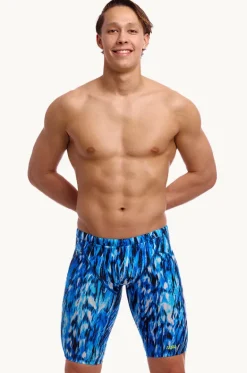 Jammers^Funky Trunks Mens Wing Streak Jammer Blue