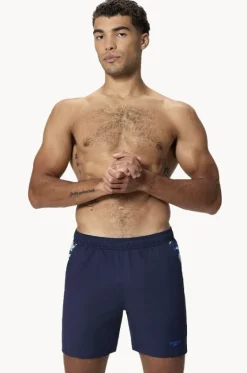 Boardshorts^Speedo Mens Xpress Lite Panel 16" Watershort Peacoat