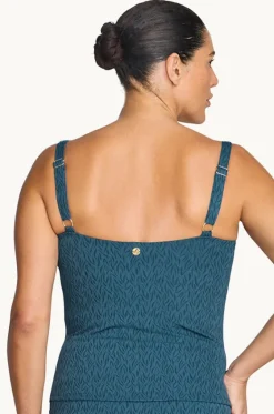 Tankini Tops^Artesands Minque Cezanne D/DD Cup Tankini Separate Dark slate