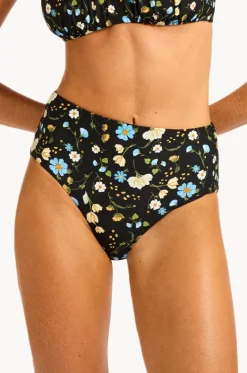 Bottoms^Seafolly Modern Romance High Waisted Pant Black