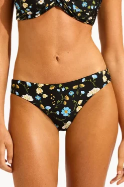 Bottoms^Seafolly Modern Romance Hipster Black