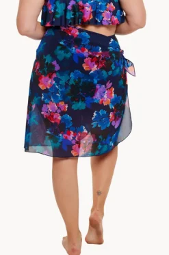 Sarongs^Capriosca Montego Long Mesh Sarong Navy/multi