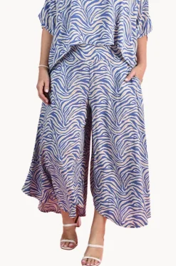 Pants^Bodacious Morning Safari Sydney Wide Leg Pant Blue