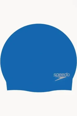 Swim Caps^Speedo Moulded Silicone Cap Blue