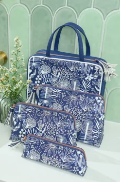 Bags^Annabel Trends Natives Large Vanity Bag Navy
