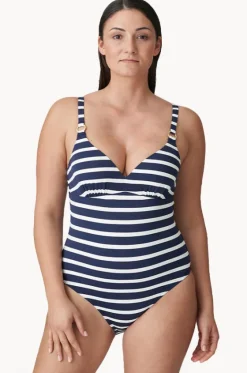 One Pieces^Prima Donna Nayarit G Cup Plunge One Piece Navy/White