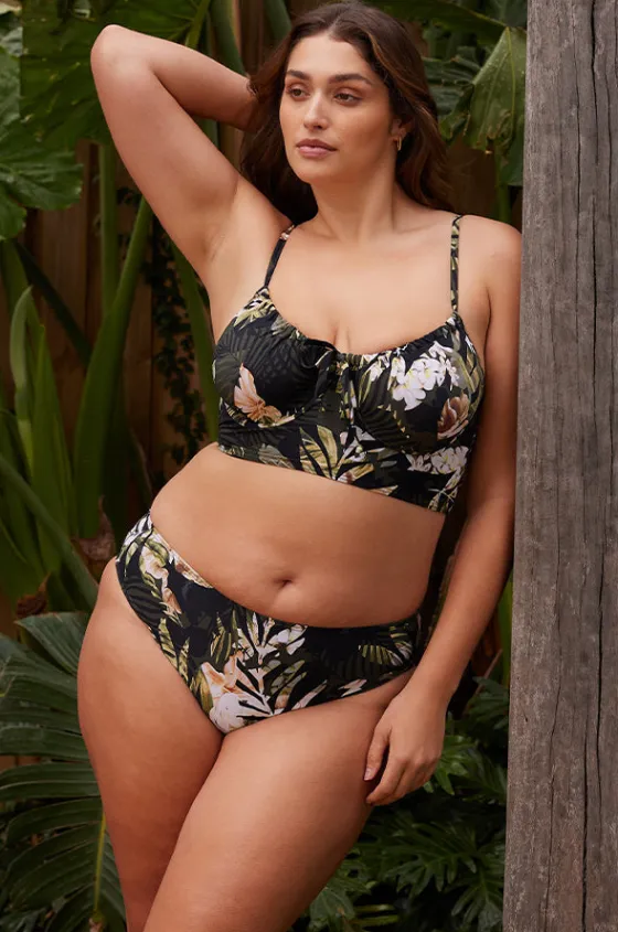 Bottoms^Artesands Neo Du Palmis Monet Mid Rise Pant Black