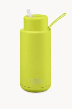 Drinkware|Drinkware^Frank Green Neon Ceramic Drink Bottle 1L Yellow
