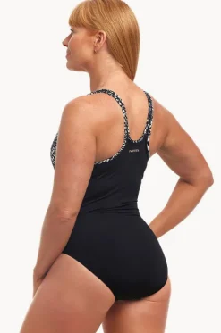 One Pieces^Funkita Night Hunter Locked In Lucy One Piece Black/white