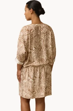 Dresses^Monte u0026 Lou Nova 3/4 Sleeve Shirt Dress Animal