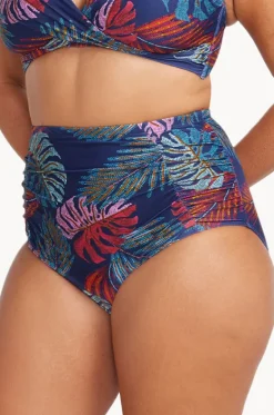 Bottoms^Artesands Nu Ornare Raphael High Waist Pant Navy