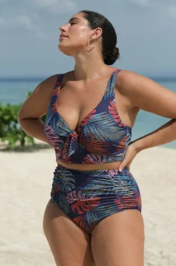 Bottoms^Artesands Nu Ornare Raphael High Waist Pant Navy