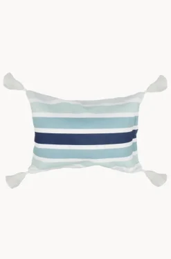 Beach Pillows^Good Vibes Ocean Tide Beach Pillow Teal
