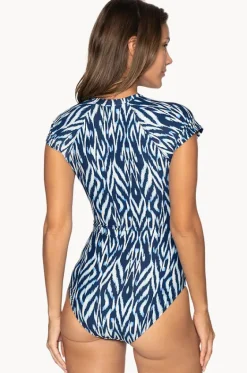 Rashies & Sunsuits^Nip Tuck Odisha Una Sunsuit Navy