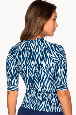 Rashies & Sunsuits^Nip Tuck Odisha Yvonne Suntop Navy