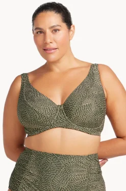 Bikini Tops^Artesands Onda Perspective Goya G Cup Bra Olive