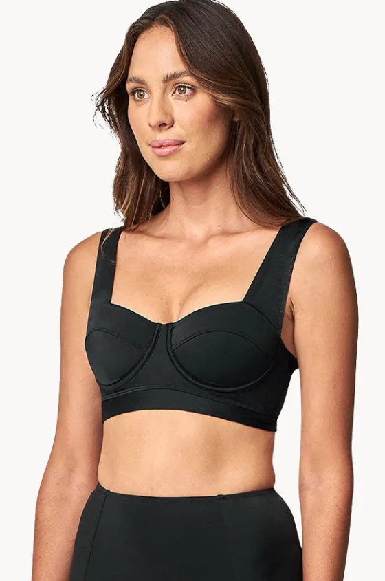 Bikini Tops^Une Piece Original Bustier Balconette BLACK