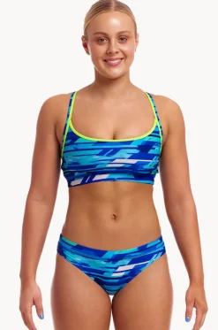 Bikini Sets^Funkita Pace Racer Crop Set Blue
