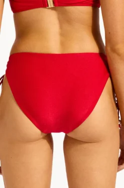 Bottoms^Seafolly Palermo Loop Tie Side Pant Red
