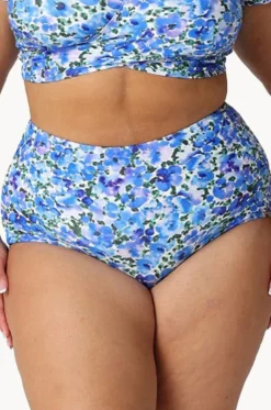 Bottoms^Capriosca Pansy High Waisted Pant White/purple