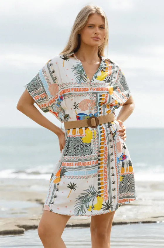 Dresses^Betty Basics Paradise Archer Dress Multi