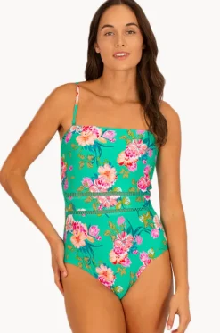 One Pieces^Baku Paradiso Bandeau One Piece Paradiso shamrock