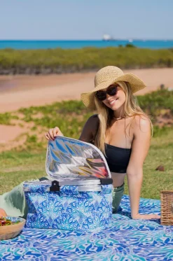 Cooler Bags|Picnic Vibes^Good Vibes Paradise Market Cooler Bag Peacock