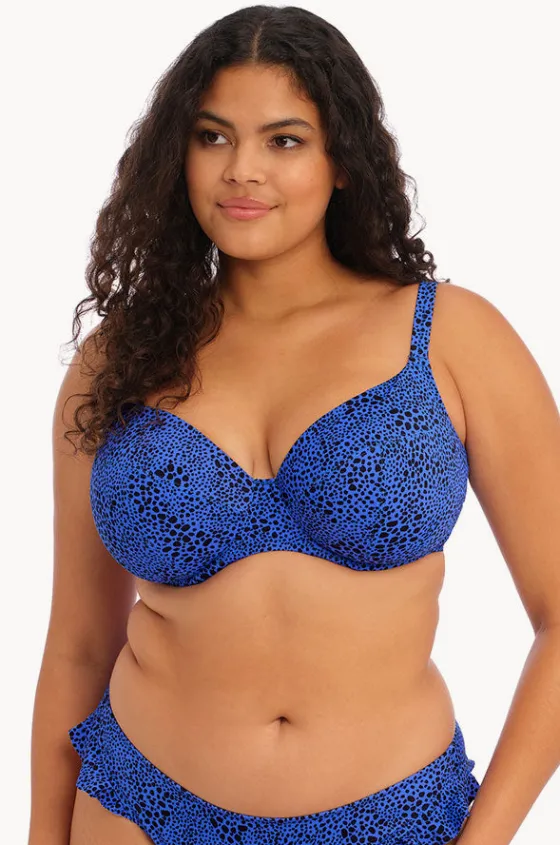 Bikini Tops^Elomi Swimwear Pebble Cove G Cup Underwire Plunge Bra Blue