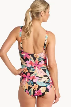 One Pieces^Jantzen Phuket F/g Cup Multi Ruched One Piece Black