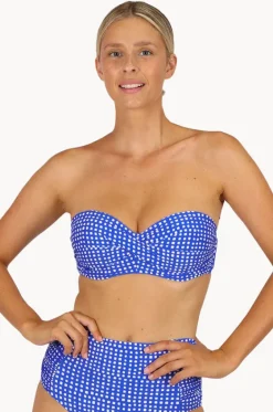 Bikini Tops^Baku Picnic Point D/DD Twist Bandeau Electric