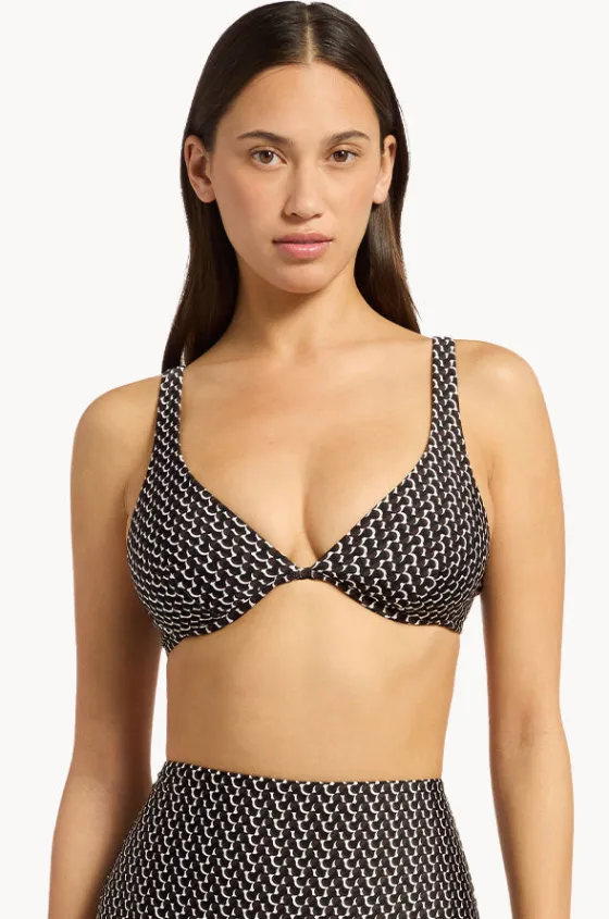 Bikini Tops^Jets Pinnacles Underwire Tri Chocolate