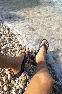 Footwear|Footwear^Archies Plain Arch Support Thongs Navy