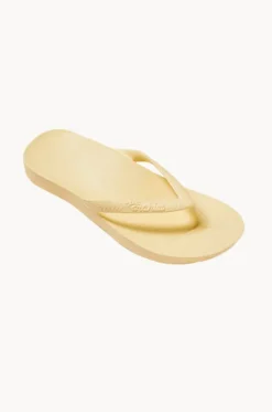 Footwear^Archies Plain Arch Support Thongs Lemon