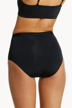 Bottoms^Love Luna Plain Bind Full Brief Black