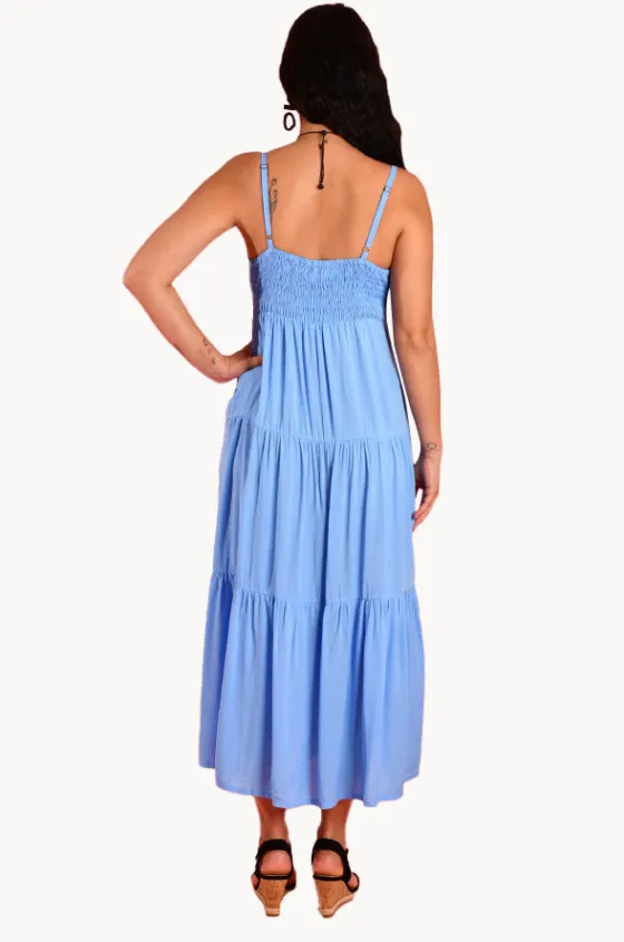 Dresses^Go Girl Plain Ellie Midi Dress Baby blue