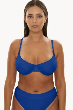 Bikini Tops^Raq Apparel Plain GG/H Cup Balconette Bra Cobalt