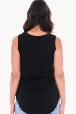 Tops^Betty Basics Plain Keira Tank Black