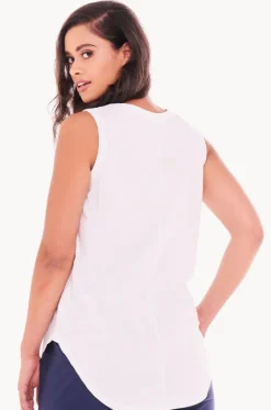 Tops^Betty Basics Plain Keira Tank White