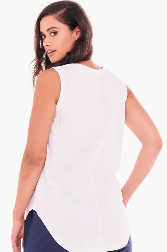 Tops^Betty Basics Plain Keira Tank White