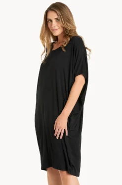 Dresses^Betty Basics Plain Maui Dress Black