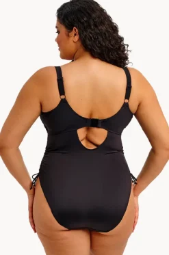 One Pieces^Elomi Swimwear Plain Sailing G Cup Adjustable Side One Piece BLACK