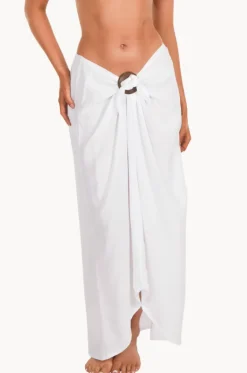 Sarongs^Bodacious Plain Tube Sarong White