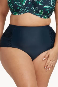 Bottoms^Artesands Plains Botticelli High Waist Pant Dark navy