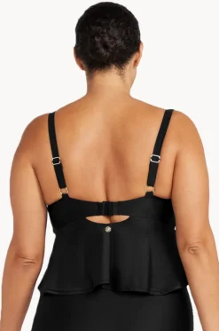 Bikini Tops^Artesands Plains Chagall Midriff Bikini Top Black