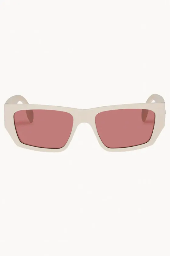 Sunglasses^Le Specs Plastic Measures Sunglasses Ivory